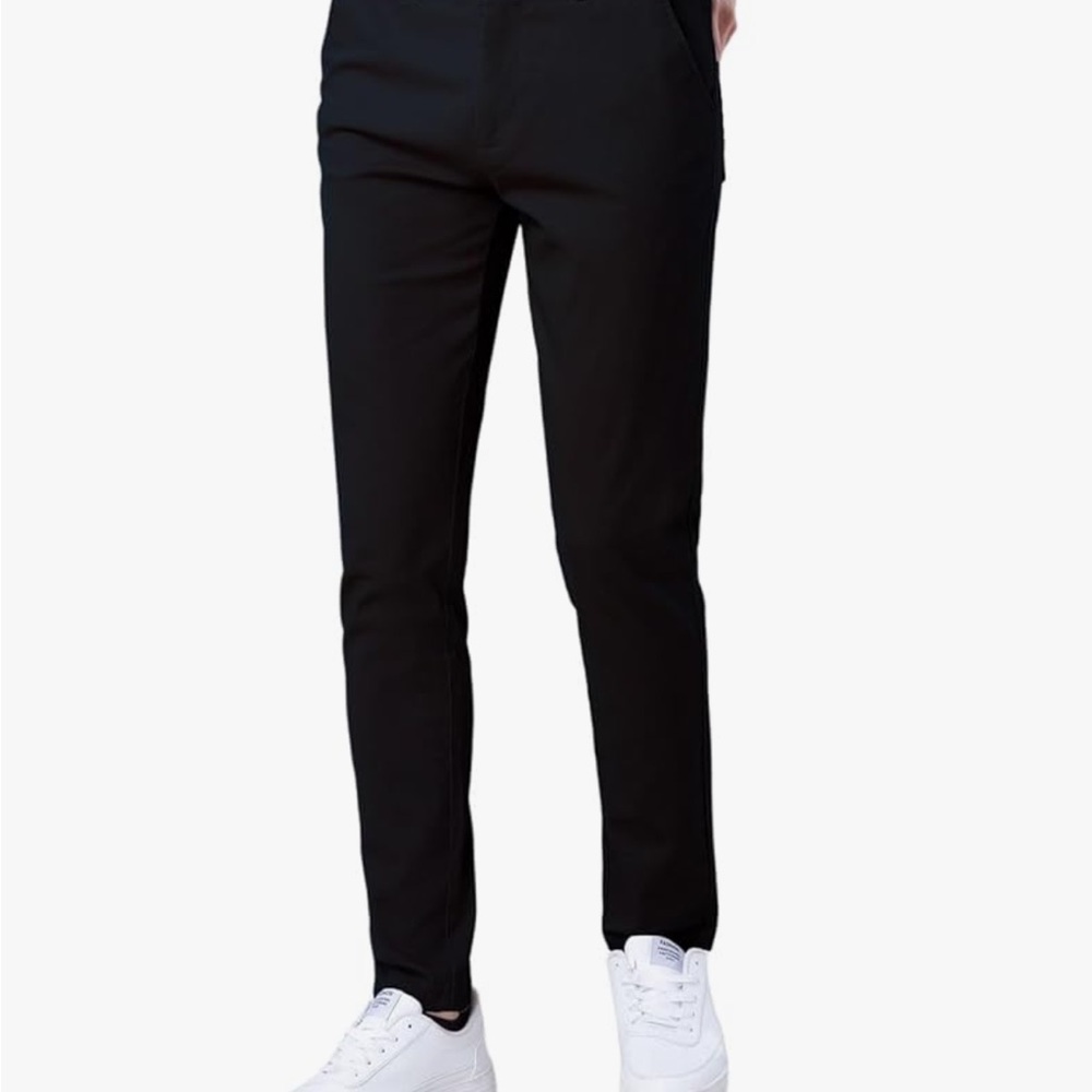 Men's Black Slim Fit Pants